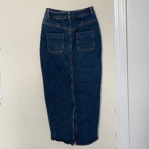 ASOS denim pencil skirt